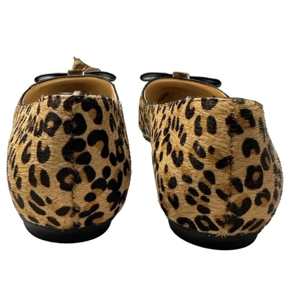 Kate Spade ♠️ Norah Calf Hair Leopard Print Flats Size 8 1/2 - Picture 3 of 7